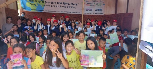 덤사이트에서 진행된 봉사활동. ⓒ미디어제주