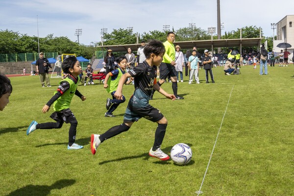 지난 17일 제주시 애향운동장에서 치러진 제17회 미디어제주기 전도유소년축구대회의 모습들. /사진=미디어제주.