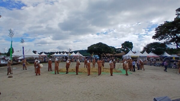 마당질소리 재현장면