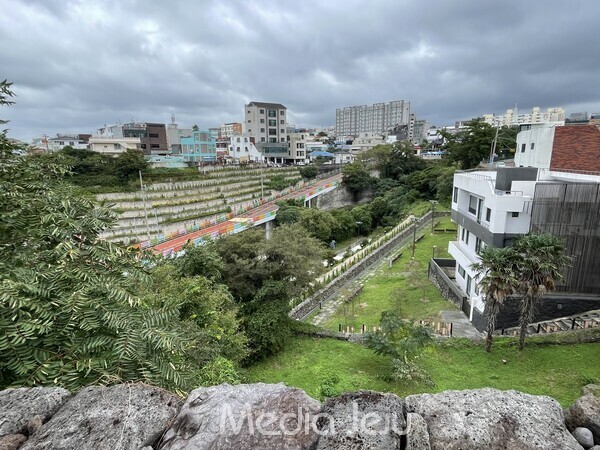 제주시 원도심의 남수각 일대.
