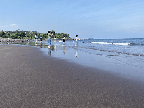 쇠소깍물에 발담그기