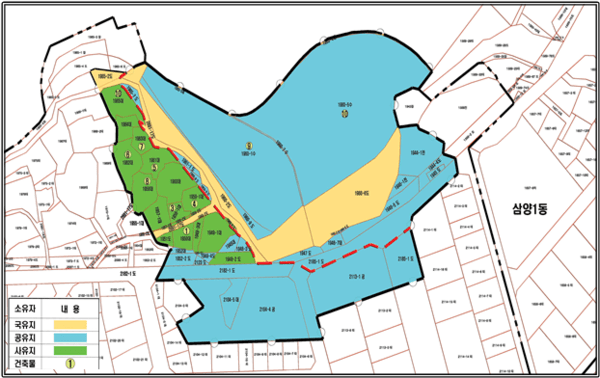 삼양 상수원보호구역 해제 계획. /자료=제주특별자치도