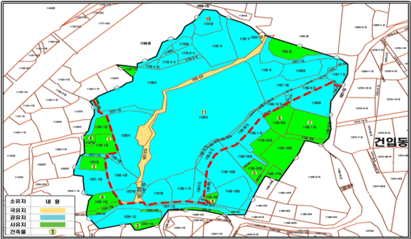 금산 상수원보호구역 해제 계획. /자료=제주특별자치도