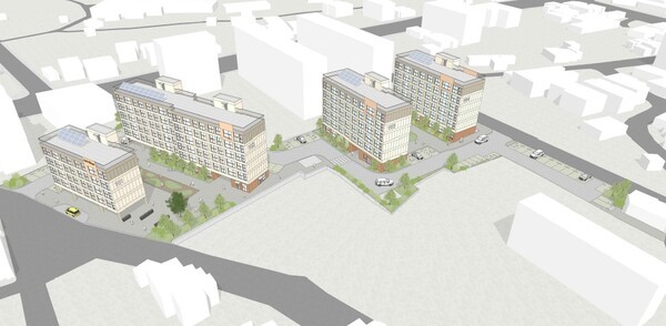 제주개발공사가  제주형 보금자리 주거종합정책의 일환으로 추진중인 서귀포시 동홍동 토지임대부 분양주택 조감도. /사진=제주개발공사