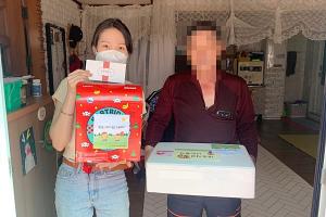 제주가정위탁지원센터 위탁가정 후원 물품 전달