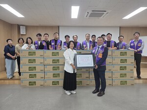 제주느티나무라이온스클럽, 홀로 사는 노인에 생필품 후원